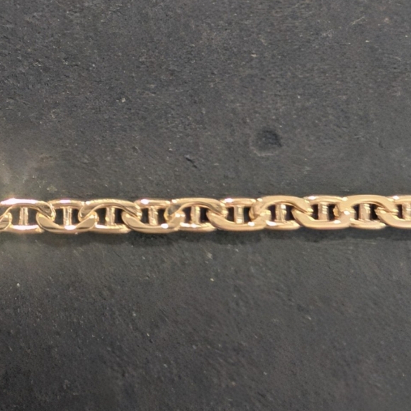 10k 2mm 7 inch Mariner Link Bracelet - NEW - Picture 4 of 4